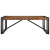 Stolik kawowy wielokolorowy 100x100x35 cm lite drewno odzyskane