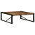 Stolik kawowy wielokolorowy 100x100x35 cm lite drewno odzyskane