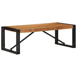 Stolik kawowy 100x50x35 cm lite drewno akacjowe