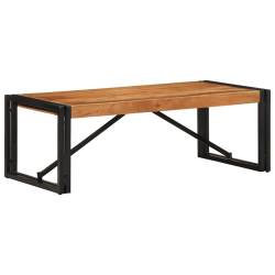 Stolik kawowy 100x50x35 cm lite drewno akacjowe