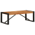 Stolik kawowy 100x50x35 cm lite drewno akacjowe