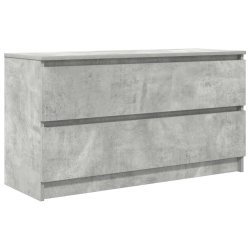 Szafka RTV Beton Szary 100x35x54 cm Drewno klejone