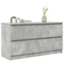 Szafka RTV Beton Szary 100x35x54 cm Drewno klejone