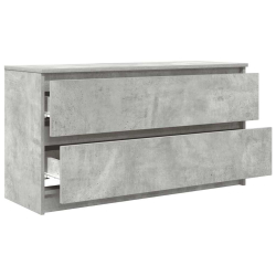 Szafka RTV Beton Szary 100x35x54 cm Drewno klejone