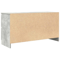 Szafka RTV Beton Szary 100x35x54 cm Drewno klejone
