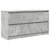 Szafka RTV Beton Szary 100x35x54 cm Drewno klejone