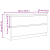 Szafka RTV Beton Szary 100x35x54 cm Drewno klejone