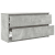 Szafka RTV Beton Szary 100x35x54 cm Drewno klejone