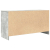 Szafka RTV Beton Szary 100x35x54 cm Drewno klejone