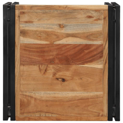 Stolik kawowy 50x50x35 cm Drewno lite Akacja