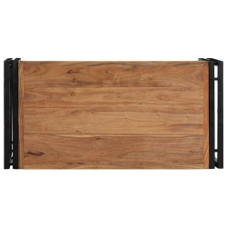 Stolik kawowy 80x40x35 cm lite drewno akacjowe