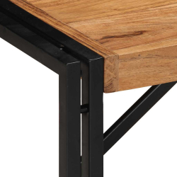 Stolik kawowy 80x40x35 cm lite drewno akacjowe