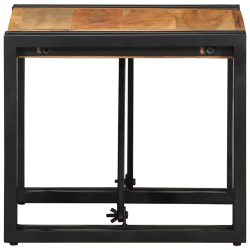 Stolik kawowy 40x40x35 cm lite drewno akacjowe