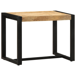Ławka 60x35x45 cm lite drewno surowe mango