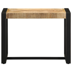 Ławka 60x35x45 cm lite drewno surowe mango
