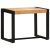 Ławka 60x35x45 cm lite drewno surowe mango