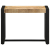 Ławka 60x35x45 cm lite drewno surowe mango