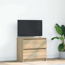 Szafka RTV Sonoma Oak 60x35x54 cm Drewno klejone