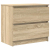 Szafka RTV Sonoma Oak 60x35x54 cm Drewno klejone