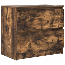 Szafka RTV Dąb wędzony 60x35x54 cm Drewno klejone