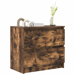 Szafka RTV Dąb wędzony 60x35x54 cm Drewno klejone