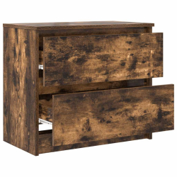 Szafka RTV Dąb wędzony 60x35x54 cm Drewno klejone