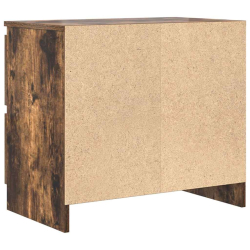 Szafka RTV Dąb wędzony 60x35x54 cm Drewno klejone