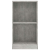 Regał, szarość betonu, 40x24x75 cm, materiał drewnopochodny