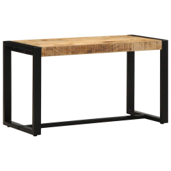 Ławka 80x35x45 cm lite drewno surowe mango