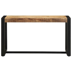 Ławka 80x35x45 cm lite drewno surowe mango