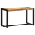 Ławka 80x35x45 cm lite drewno surowe mango