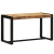 Ławka 80x35x45 cm lite drewno surowe mango