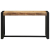Ławka 80x35x45 cm lite drewno surowe mango