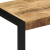 Ławka 80x35x45 cm lite drewno surowe mango