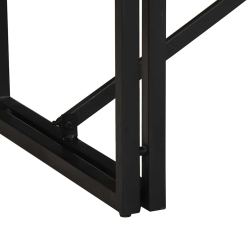 Stolik kawowy wielokolorowy 80x40x35 cm lite drewno odzyskane