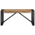 Stolik kawowy wielokolorowy 80x40x35 cm lite drewno odzyskane