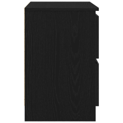 Szafka RTV Czarna 60x35x54 cm Drewno klejone