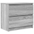 Szafka RTV Szara Sonoma 60x35x54 cm Drewno klejone
