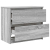 Szafka RTV Szara Sonoma 60x35x54 cm Drewno klejone