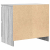Szafka RTV Szara Sonoma 60x35x54 cm Drewno klejone
