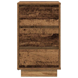 Szafka nocna z oświetleniem LED Stare drewno 38x34x65 cm