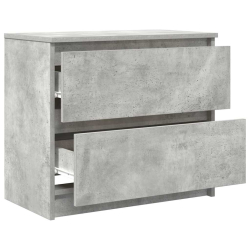 Szafka RTV Beton Szary 60x35x54 cm Drewno klejone