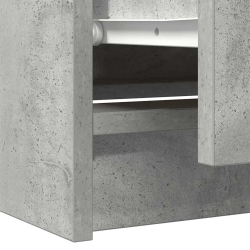 Szafka RTV Beton Szary 60x35x54 cm Drewno klejone
