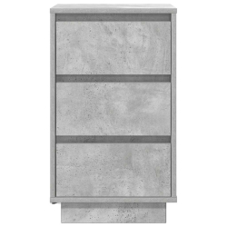 Szafka nocna z oświetleniem LED Betonowa szarość 38x34x65 cm