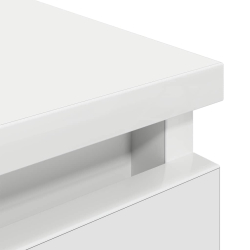 Szafka RTV Biała 60x35x54 cm Drewno klejone