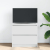 Szafka RTV Biała 60x35x54 cm Drewno klejone