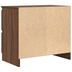 Szafka RTV Brązowy Dąb 60x35x54 cm Drewno klejone