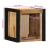 Szafka nocna 40x35x40 cm lite drewno surowe mango
