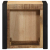 Szafka nocna 40x35x40 cm lite drewno surowe mango