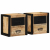 Szafki nocne 2 szt. 40x35x40 cm Drewno lite surowe Mango